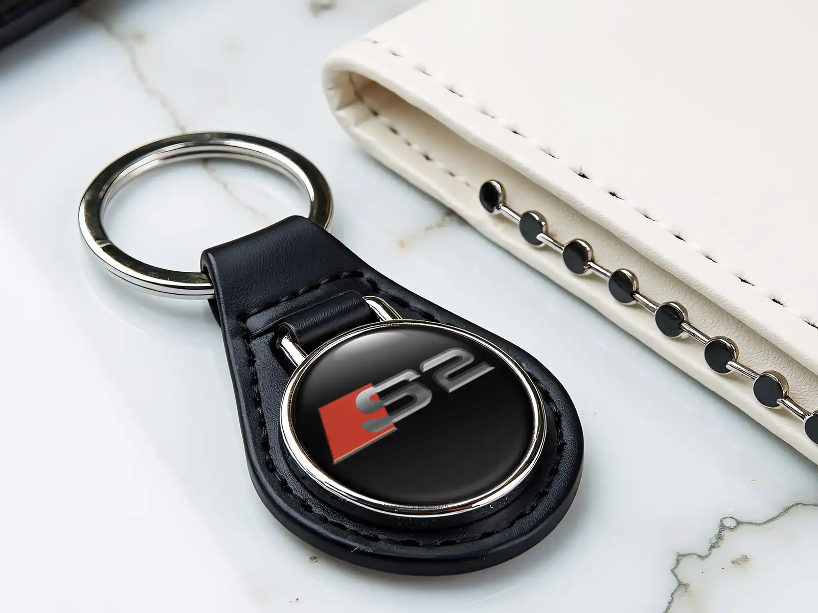 Keyring Leather Practical Use Quality Made
